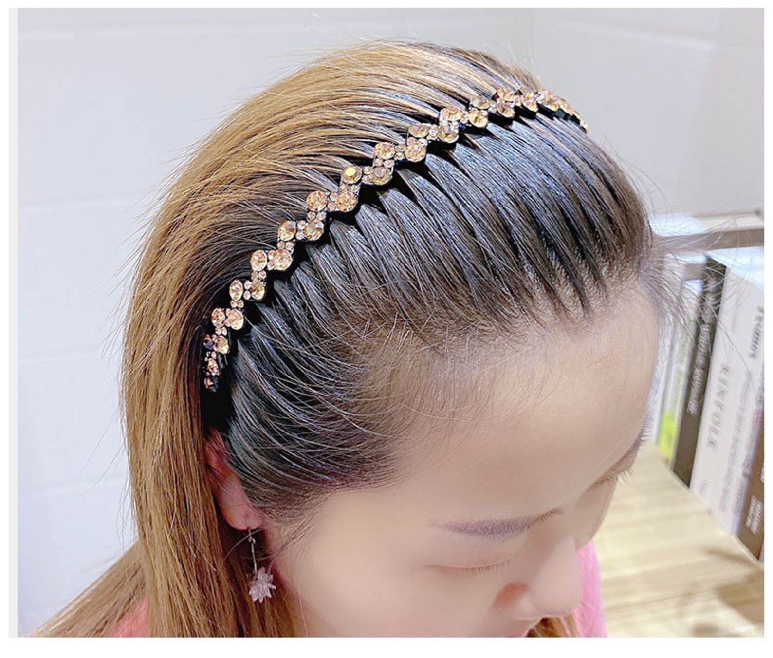 Zig Zag Headband Fringe Headband Bling Hair Jewelry Goddess Etsy