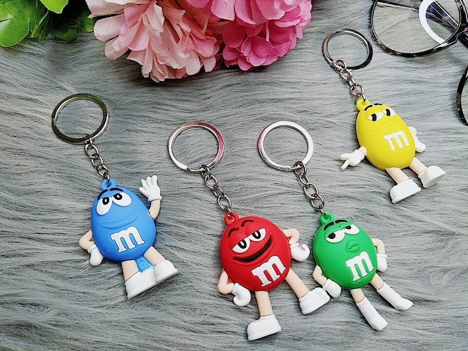 M&M keychain Chocolate keychain sweets keychain cute keychain Etsy