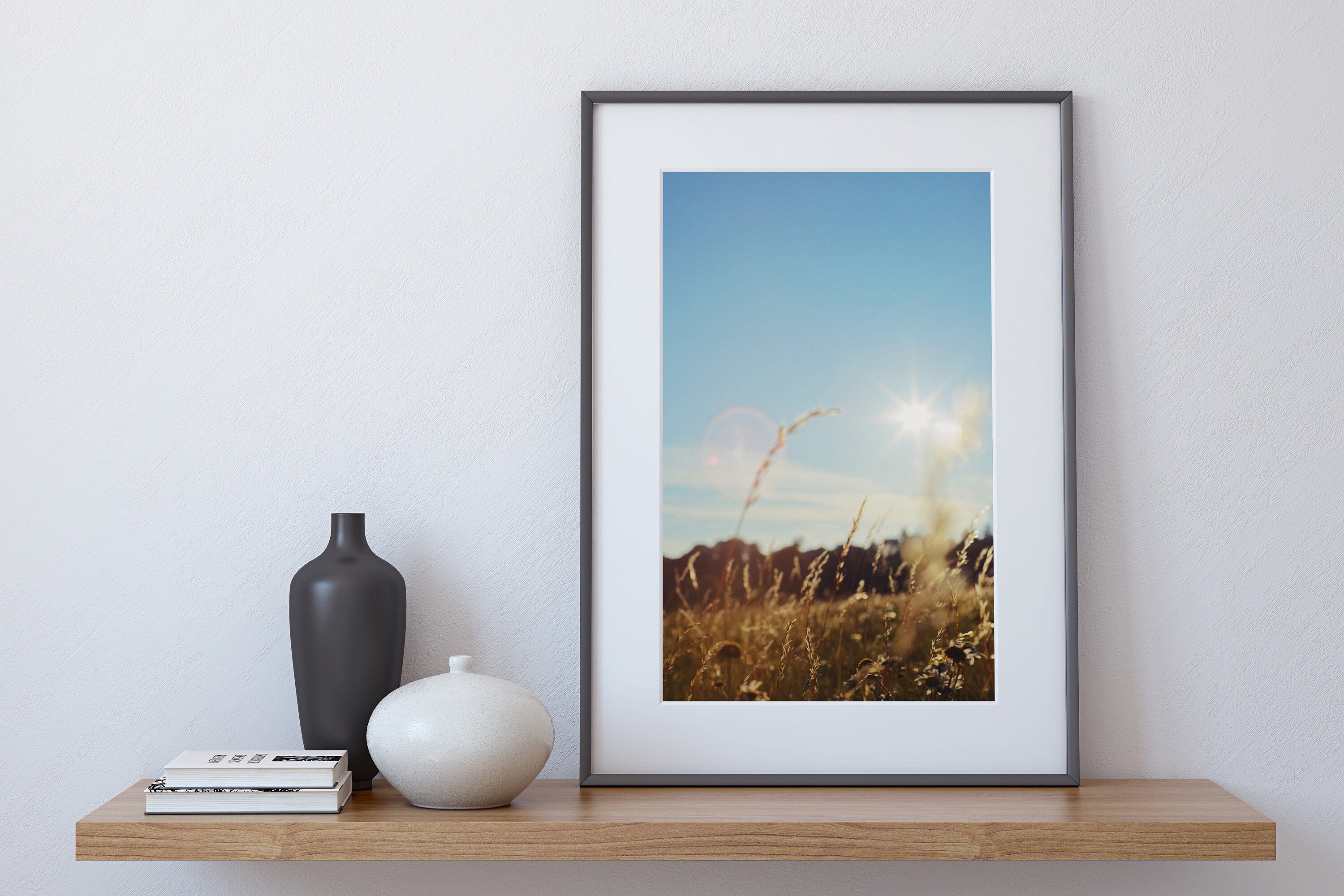 Sonnenuntergang in einem Feld von Gräsern Gräser Foto | Etsy