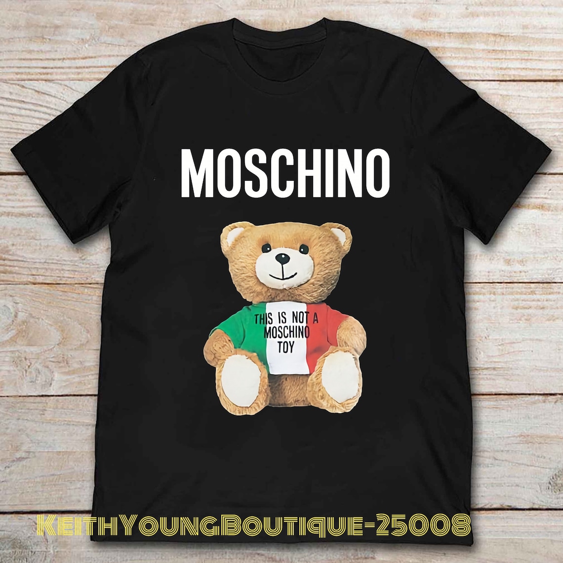 Camiseta Moschino Teddy Bear Camiseta Moschino Moschino Tee Etsy