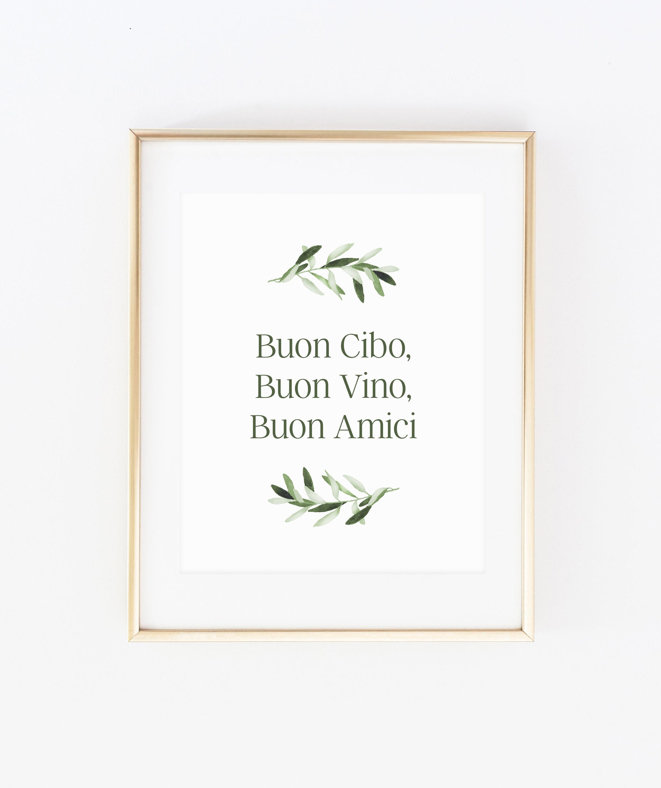 Good Food Good Wine Good Friends Buon Cibo Buon Vino Buon - Etsy UK