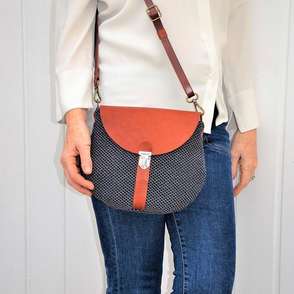 Leather Flap Bag Etsy
