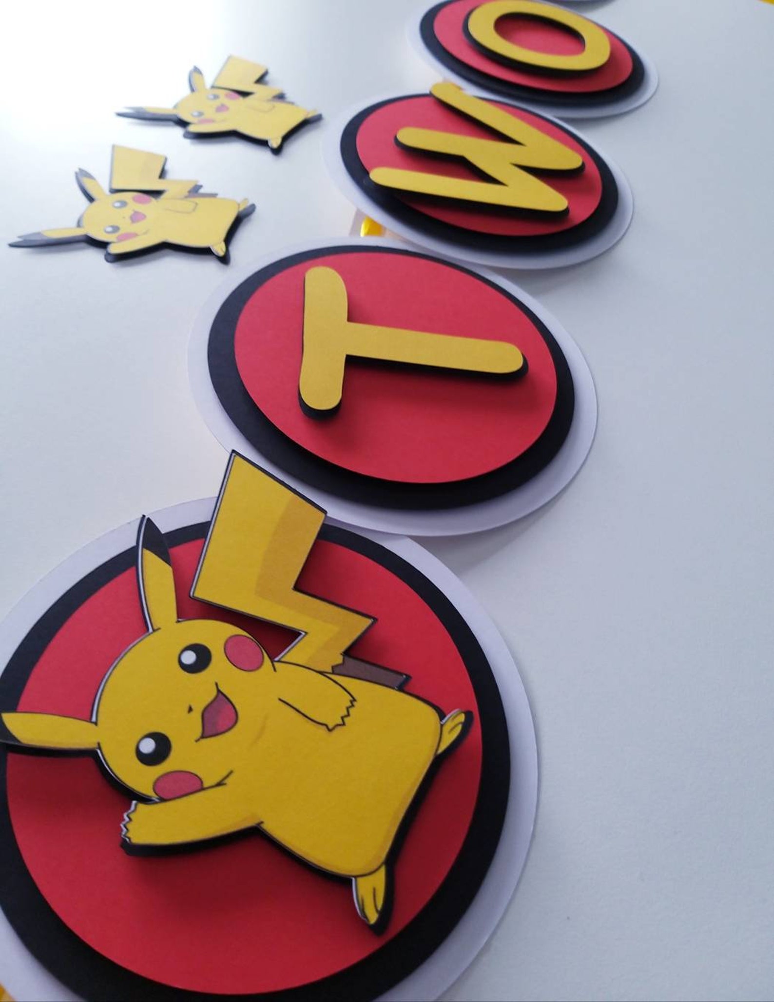 Pikachu Banner Pikachu Birthday Banner Pokemon - Etsy Ireland