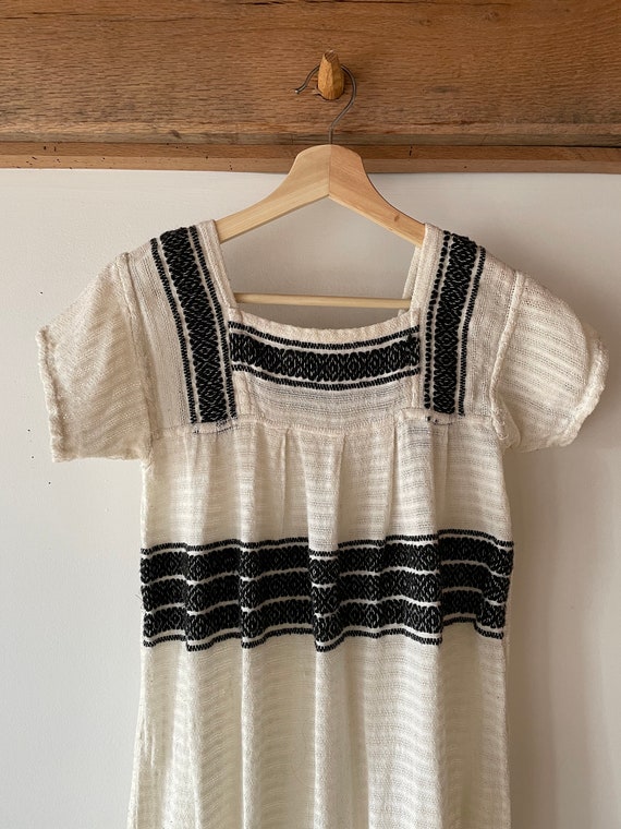 Vintage Mexican huipil dress