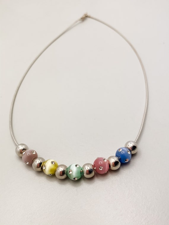 Multi-colored Happy Balls With Silver 