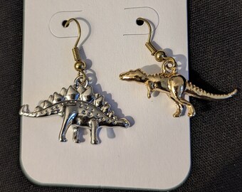 Dino earrings | Novelty Earrings l Dangle Earrings l Gifts for Her | Funky Earrings