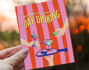 Pickleball Birthday Card - Pickleball Partner Gift - Card for Him - Gift for Her - Birthday Gift for Pickleballer - Dopamine art Day Dinking