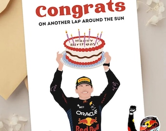 F1サインツ誕生日カード / ウィリアムズレーシング / カルロス