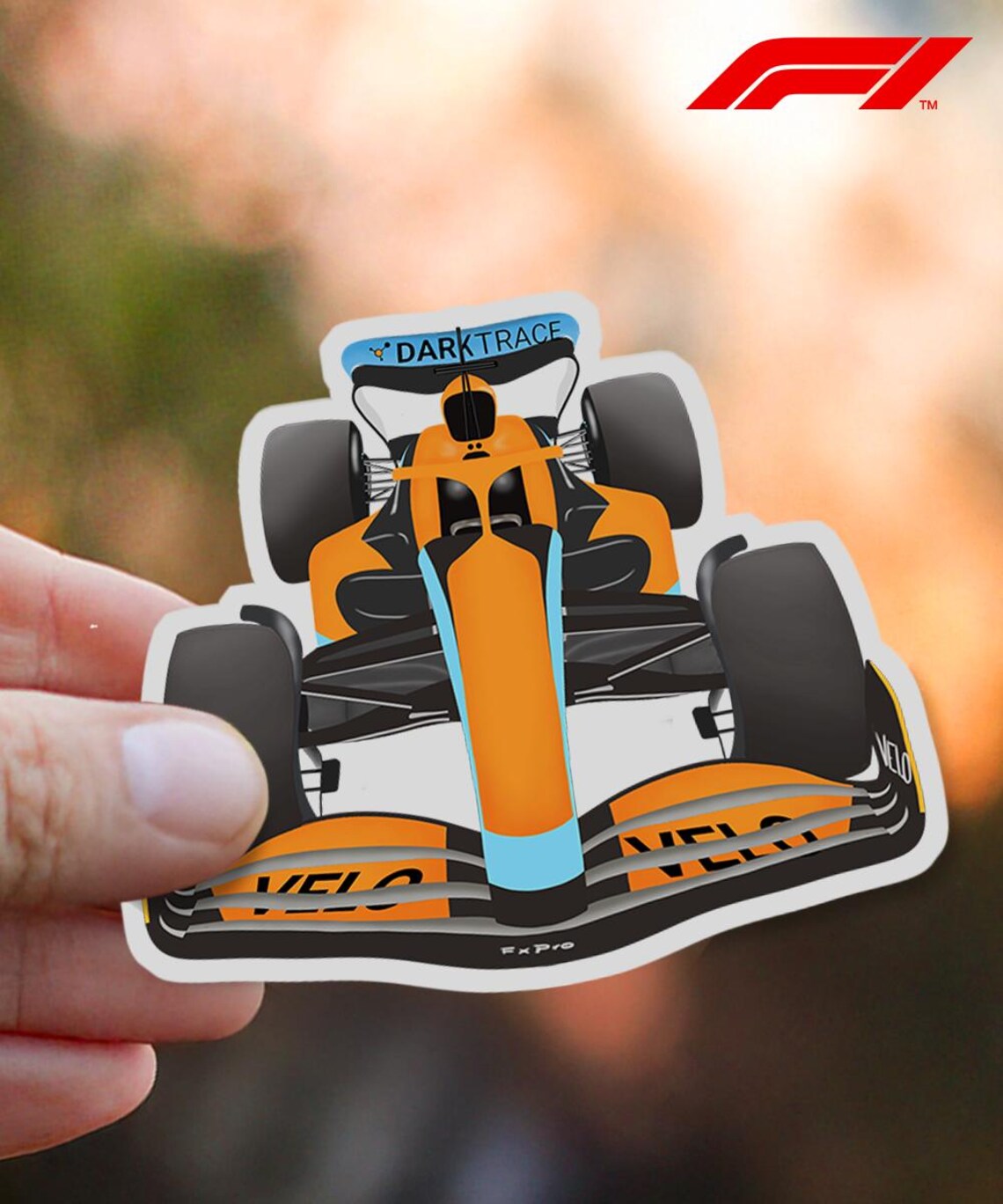 F1 Mclaren Sticker / F1 Accessories / F1 Art / Lando Norris Sticker ...