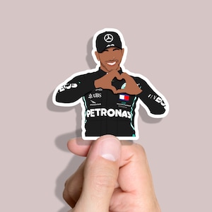 Adesivo F1 Hamilton/ Mercedes/ Lewis Engraçado/ Decalque/ Namorado/ Namorada/ Fórmula 1/ Adesivo/ Presente/