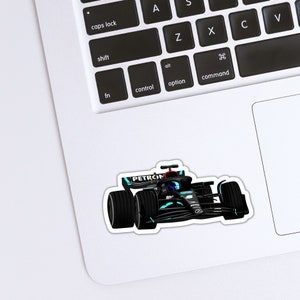 F1 Mercedes Sticker 2023 W14 // Racecar // Formula One // Lewis Hamilton // George Russel // Vinyl // Die Cut Durable // Hydroflask // Decal