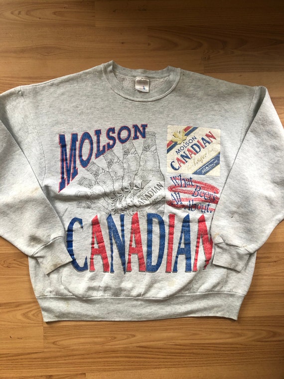 Vintage Molson Canadian Crewneck Sweatshirt ohio s