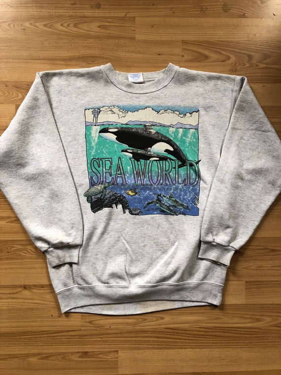 Vintage Sea World Crewneck  Sweatshirt ohio state