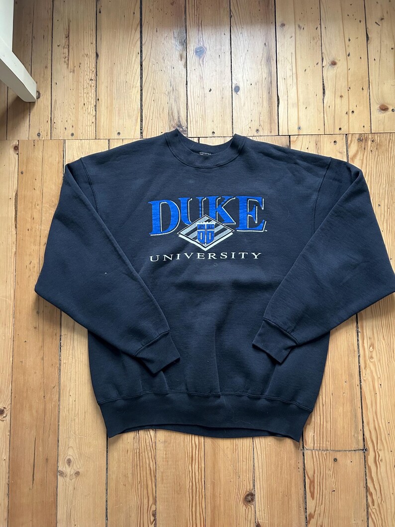 Vintage Duke University Blue Devils Sweater Crewneck Made in USA - Etsy