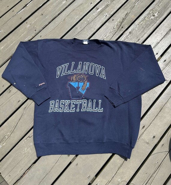Vintage Villanova Basketball Crewneck Sweatshirt o
