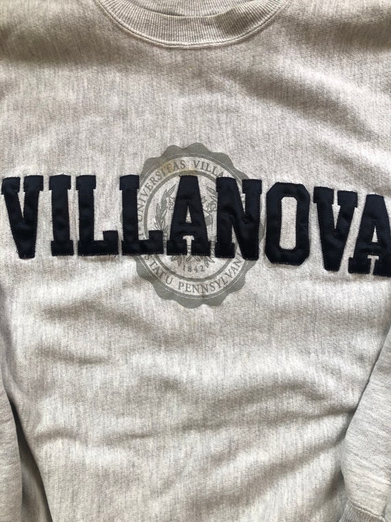 Vintage champion reverse weave Villanova Crewneck… - image 2