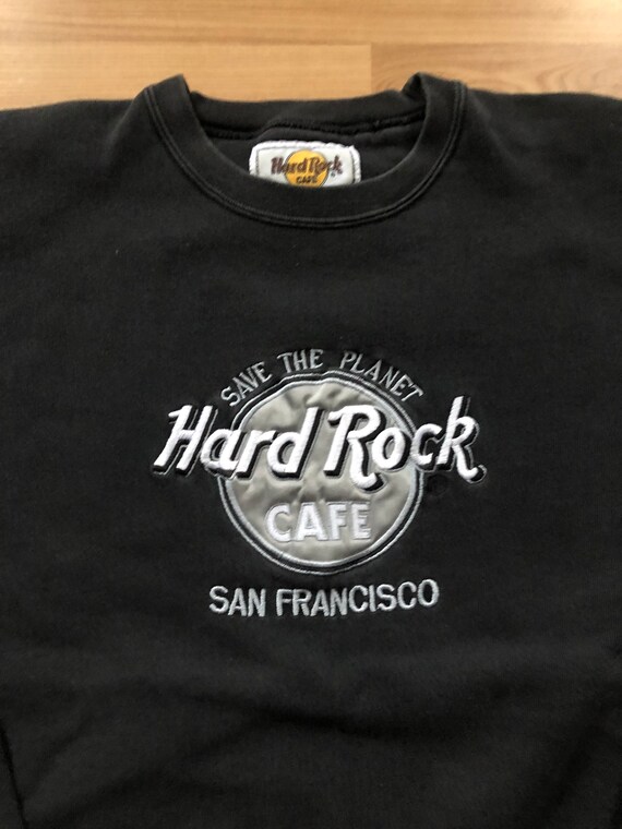 Vintage Hard Rock San Fransisco Crewneck  Sweatsh… - image 2