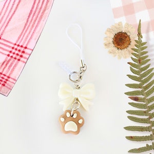 Cozy Paw Print Charm or Dust Plug