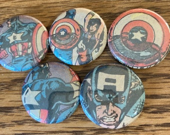 Marvel Comics 1 inch pinback buttons