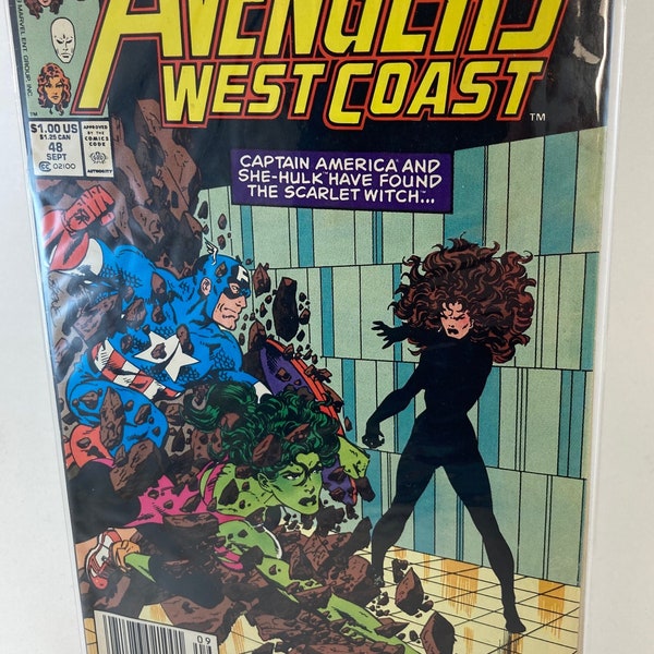 Avengers West Coast #48, marvel comics 1989