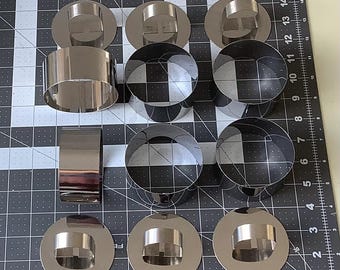 Cake tools, Set 12 pcs., metal.