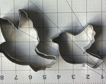 Bird Cookie Cutters Set 2 pcs., metal.