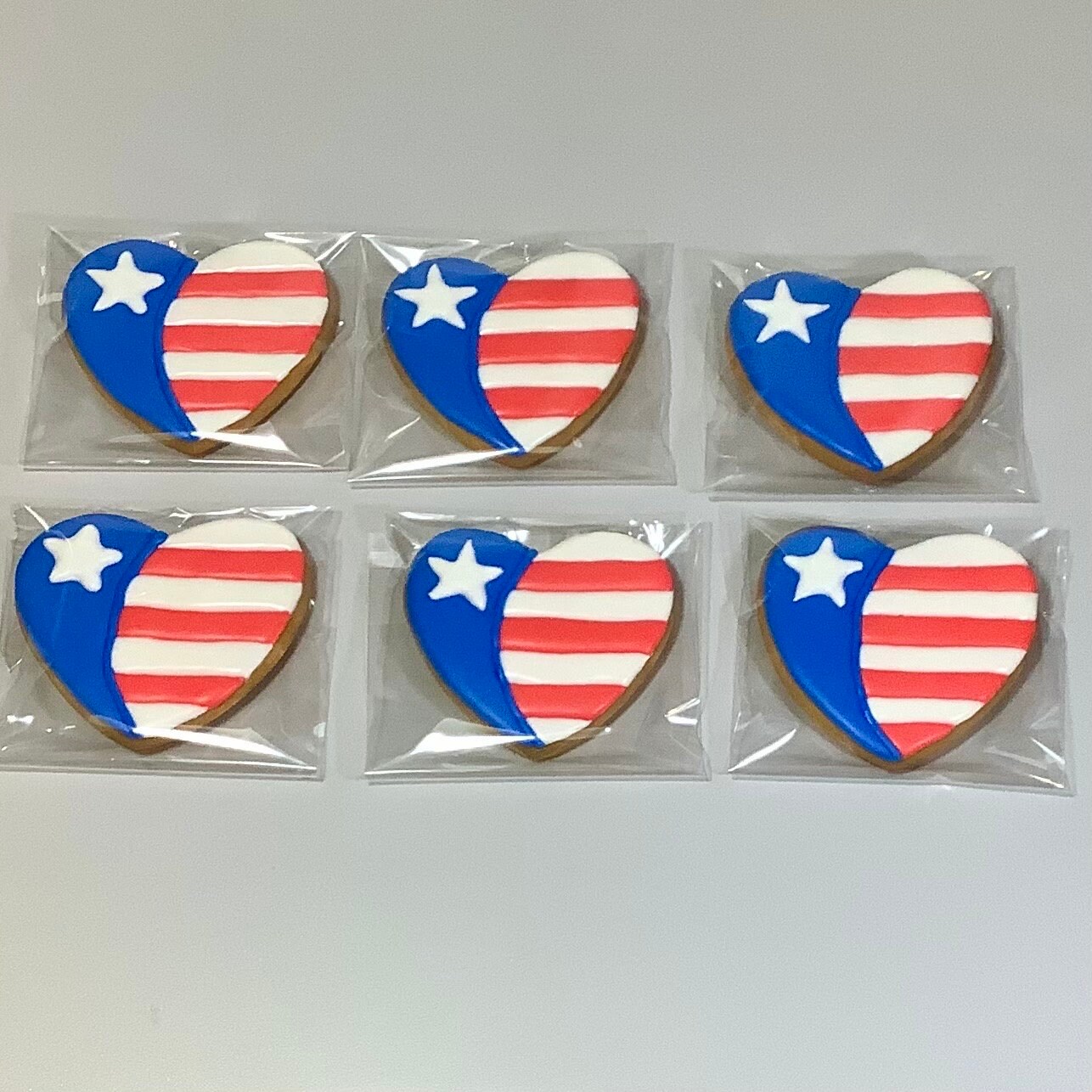 Memorial Day Theme Party Favors, Flag Day Cookies, American Flag Cookies, Patriotic Cookies