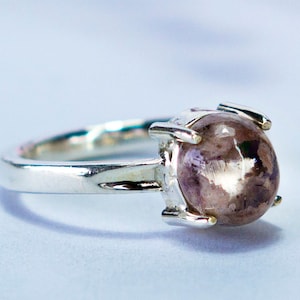 Boulder Fire Opal Ring: Handmade 950 Sterling Silver, Basket setting landscape design