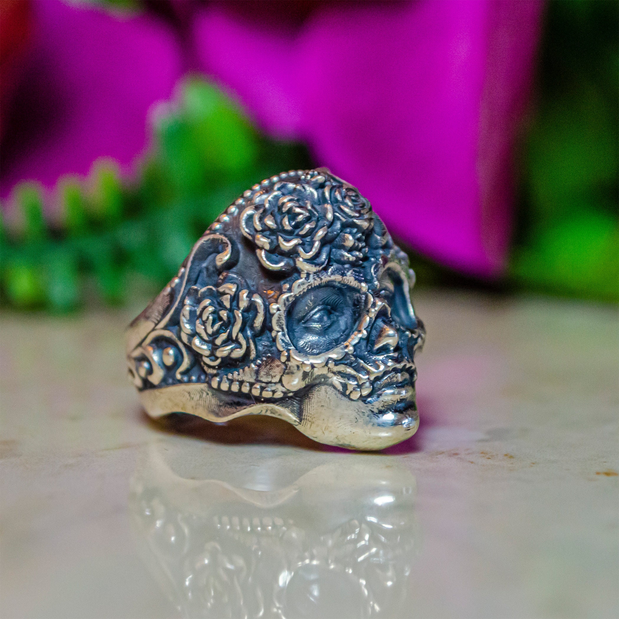 シルバー925 Mexican Catrina skull カトリーナ スカル シルバー925 Mexican Catrina skull カトリーナ スカル - メルカリ