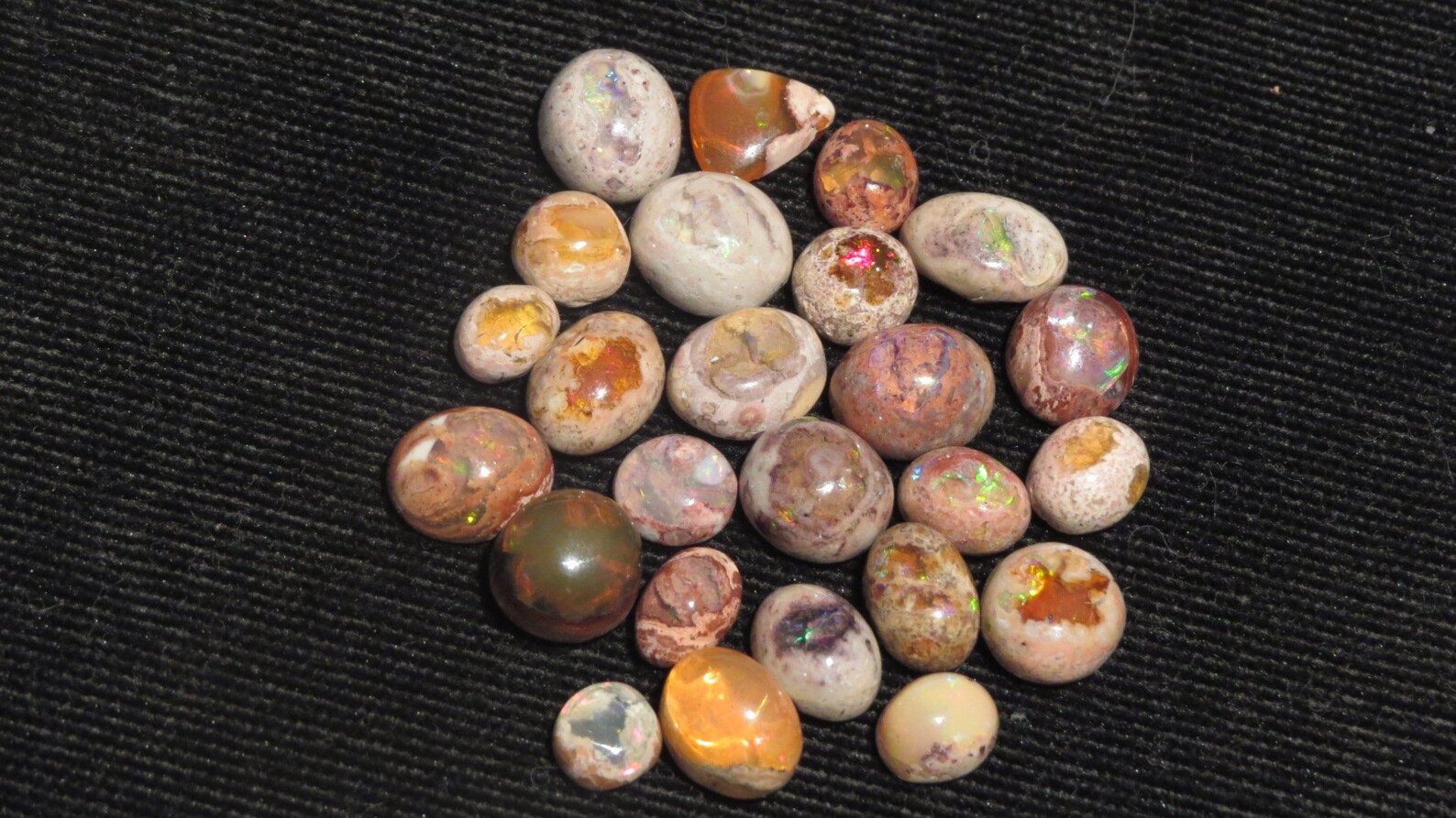 Batch 25 Mexican fire opals opals cabochon opal collection | Etsy