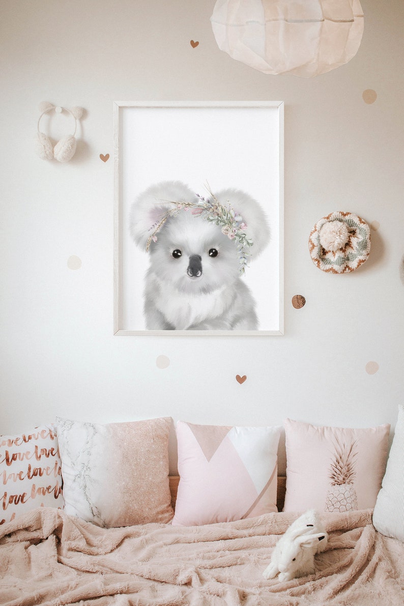 KOALA ART Australian Animals PRINTABLE Wall Art Australian Etsy