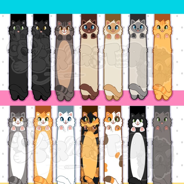 Long Kitty Pin Banners