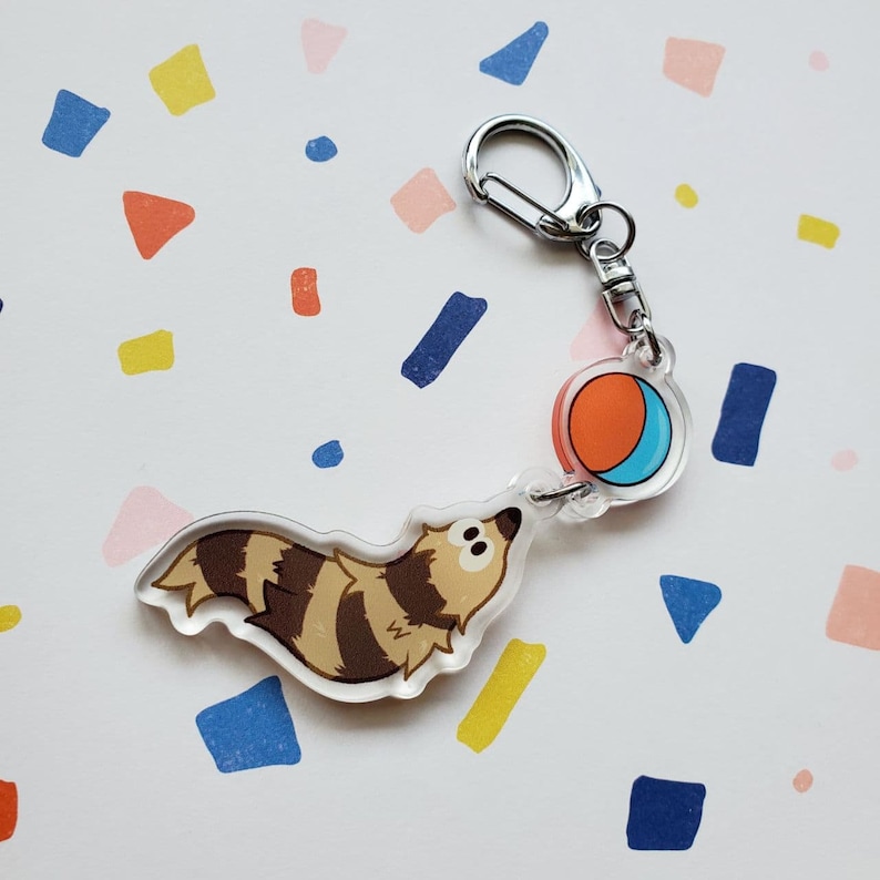 Weasel Key Chain Weasel Ball 3