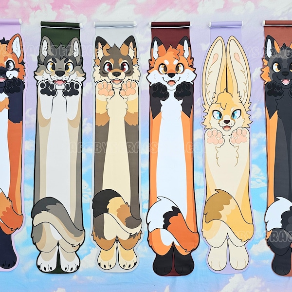 Long Animal Pin Banners Canines