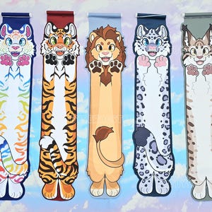 Long Animal Pin Banners Felines