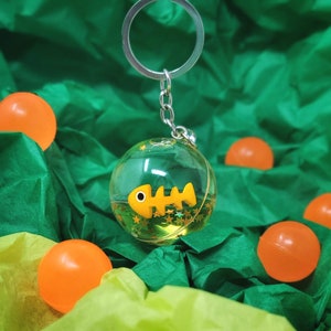 B GRADE Splatoon Grizzco Salmon Run Golden Egg Keychain