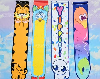 Nostalgia de pancartas con alfiler largo