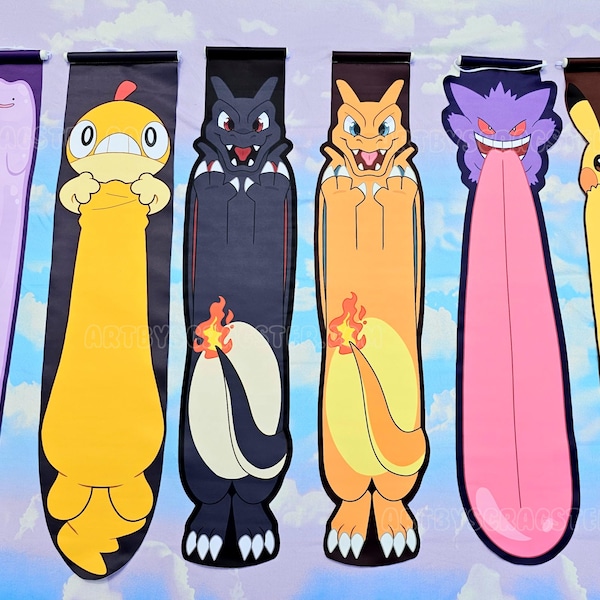 Banderoles longues à épingles Pocket Monsters série 1
