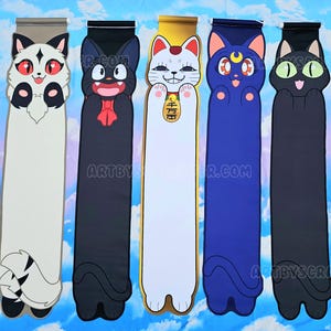 Long Pin Banners Anime Cats