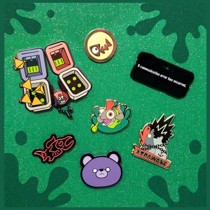 Splatoon Grizzco Salmon Run Enamel Pins