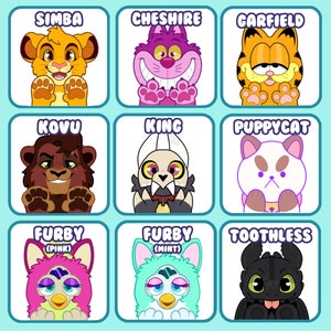Peeker Sticker Dessins animés et nostalgie