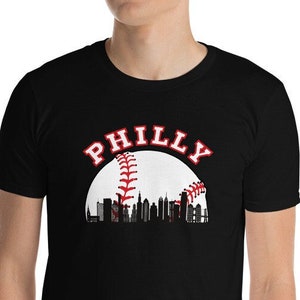 Philly Baseball tee - Philadelphia PA Cityscape Skyline Unisex Hoodie, Perfect Gift for Fans, Sports Apparel, Comfortable & Stylish