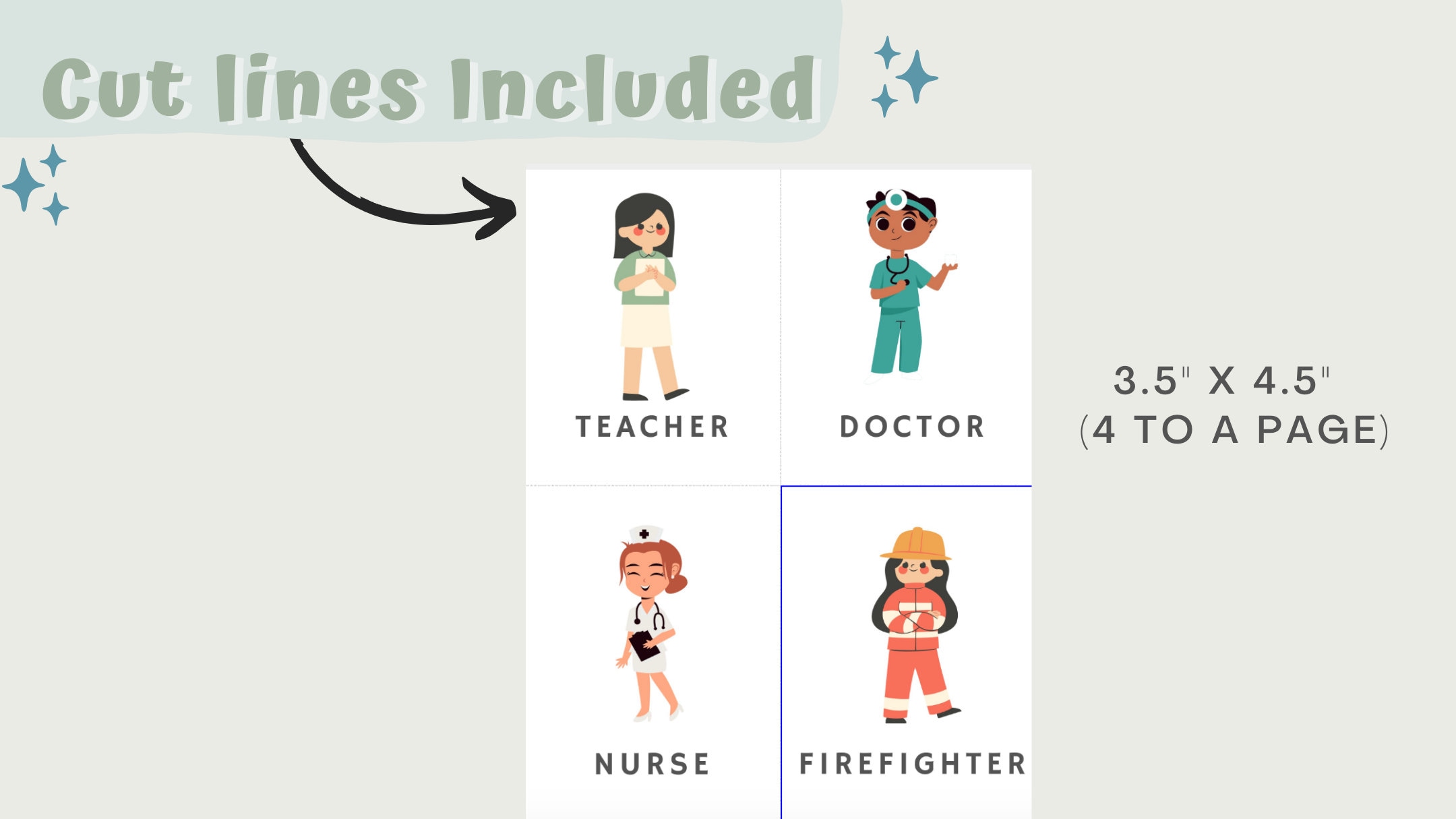 20 Occupations Flashcards, Jobs, Careers, Lifestyle, Calming Corner ...