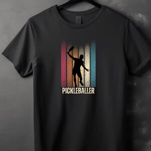 Pickleballer Retro Pickleball Tee