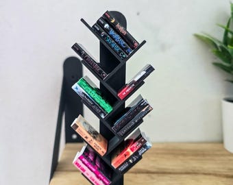 Mini Tree Bookshelf | Book Lover Decor | Tiny Library Display | Miniature Bookshelf | Reader Gift