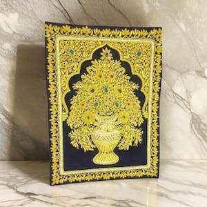 Wall Hanging Tapestry Jewel Carpet with Zardozi Art and Silk Embroidery