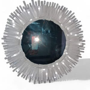 Selenite Mirror , Unique Mirror , Gemstone Mirror , Crystal Mirror, Bathroom Mirror, Vanity Mirror, Home Decor, Personalized Gifts
