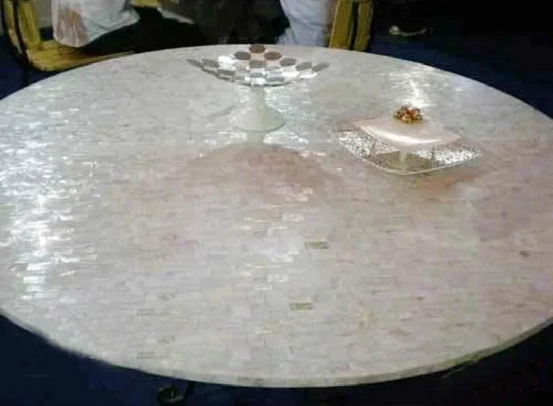 Mother of Pearl Gemstone Table Tops for Your Home Decor Interiors Etsy