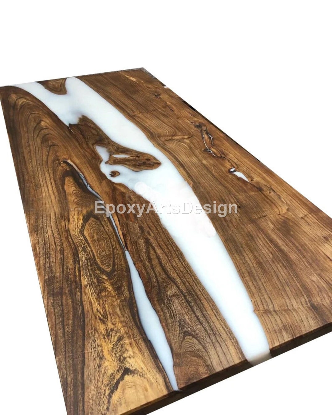 Epoxy Table Top White Epoxy Table Epoxy Resin Table Etsy