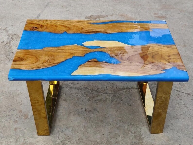 Epoxy Table Resin Epoxy Table Epoxy Coffee Table River Etsy
